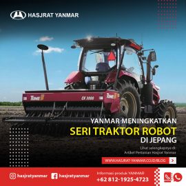 Yanmar meningkatkan seri traktor robot di Jepang