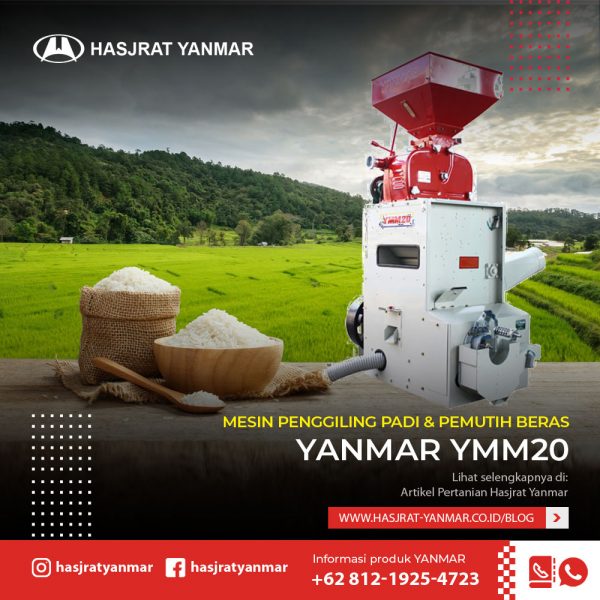 Mesin Penggiling Padi & Pemutih Beras Yanmar YMM20 - Hasjrat Yanmar