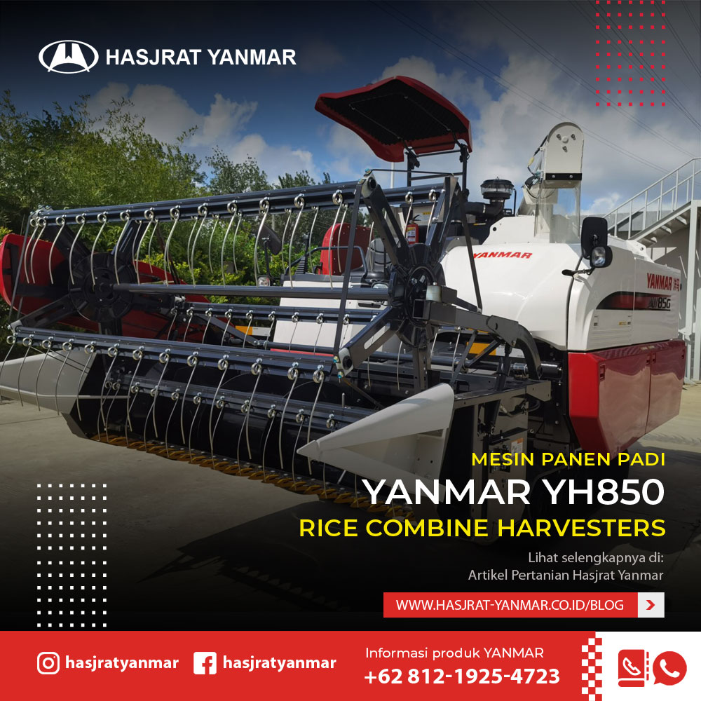 Yanmar YH850 - Rice Combine Harvesters - Mesin Panen Padi 1