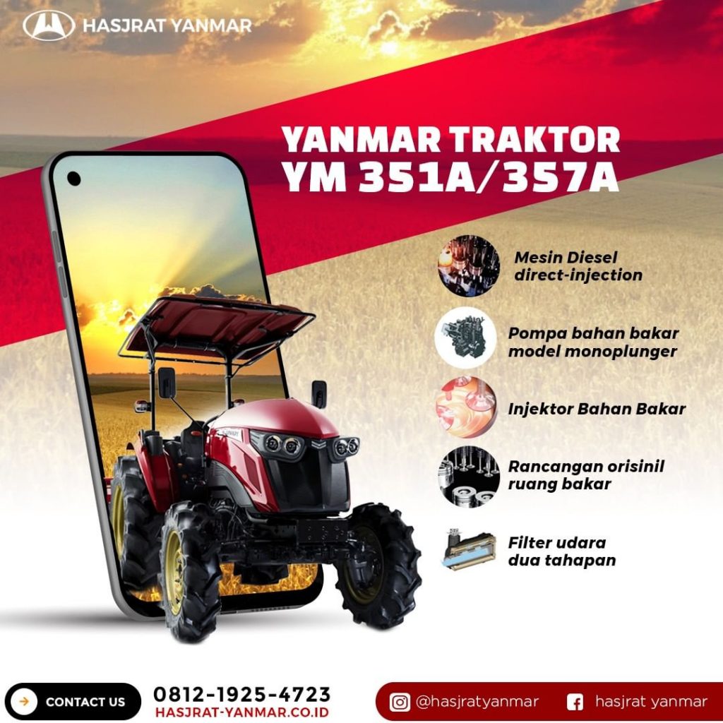 Menengok Sejumlah Teknologi Canggih Pada Traktor Yanmar YM 351A/357A ...