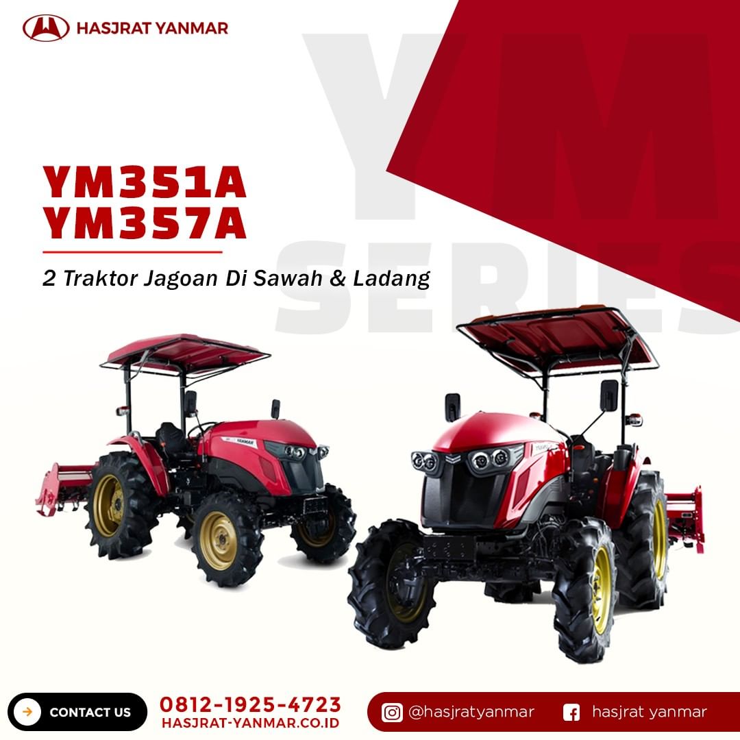 Yanmar YM 351 A & YM 357 A, Dua Traktor Jagoan Di Sawah Serta Ladang ...