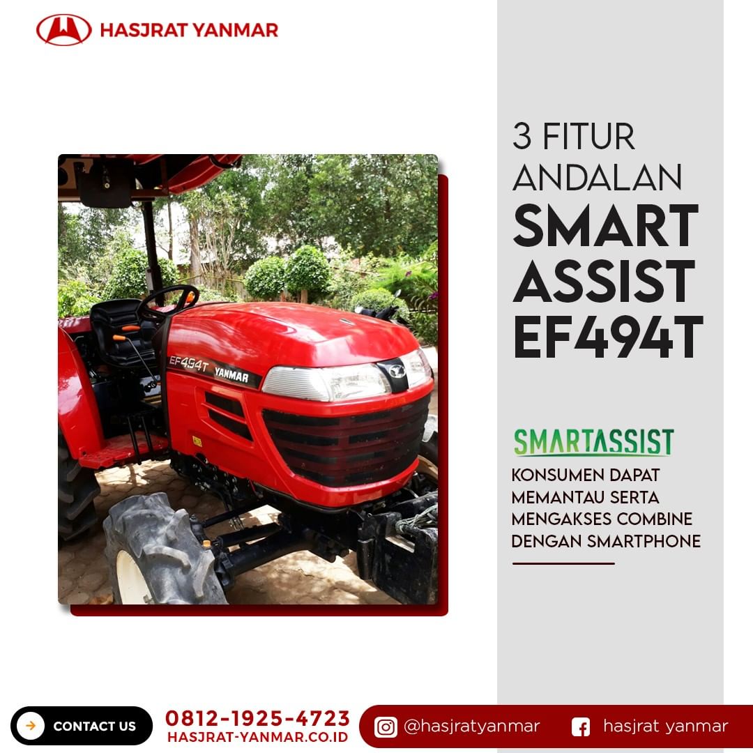 Keunggulan Fitur Smart Assist Pada Traktor Yanmar EF494T - Hasjrat Yanmar