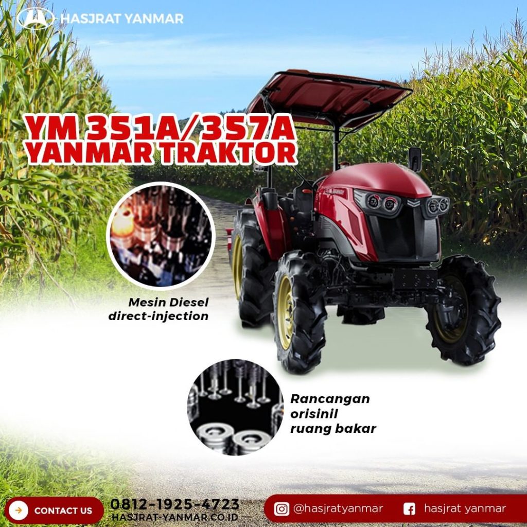 Traktor Yanmar YM 351A & YM 357A Hadir Tawarkan Teknologi Mutakhir