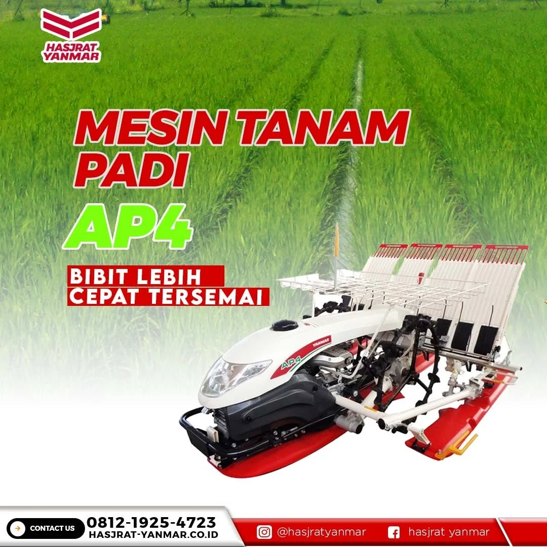 Cara Menggunakan Mesin Tanam Padi AP4 dengan Benar