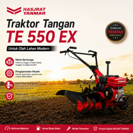 Traktor Tangan TE 550 EX untuk Olah Lahan Modern